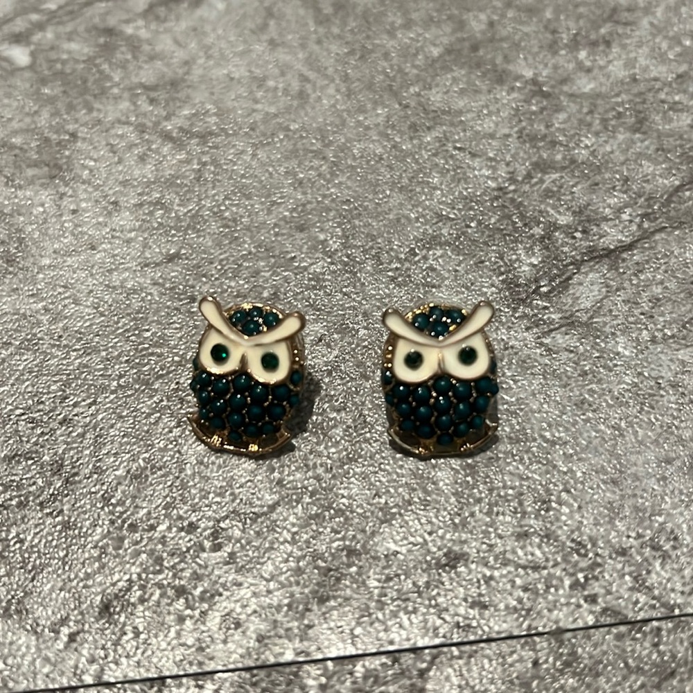 cute lil owl earrings